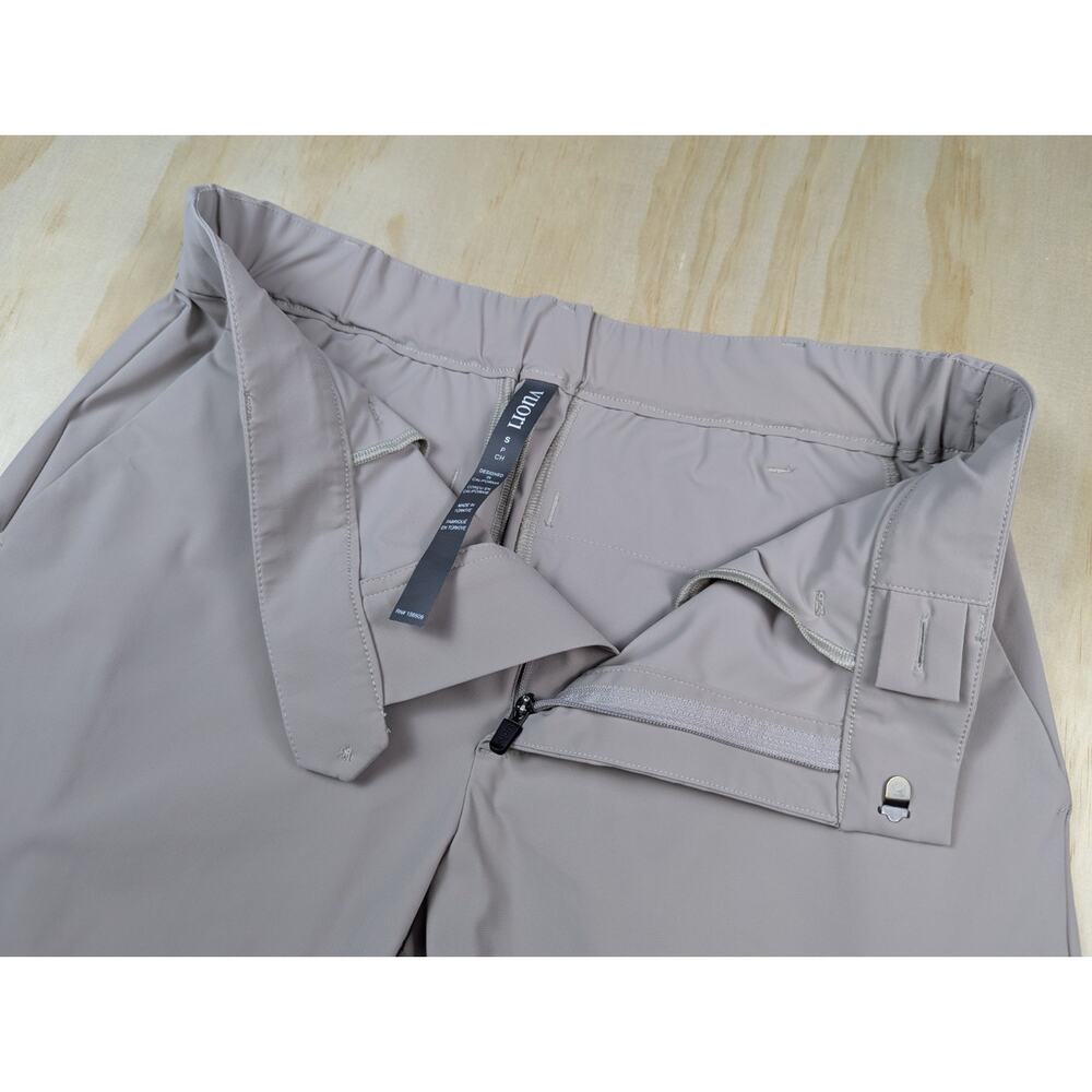 Vuori Women's Small VW4357 Technical Stretch Trouser Pants Straight Leg Taupe - Picture 4 of 9